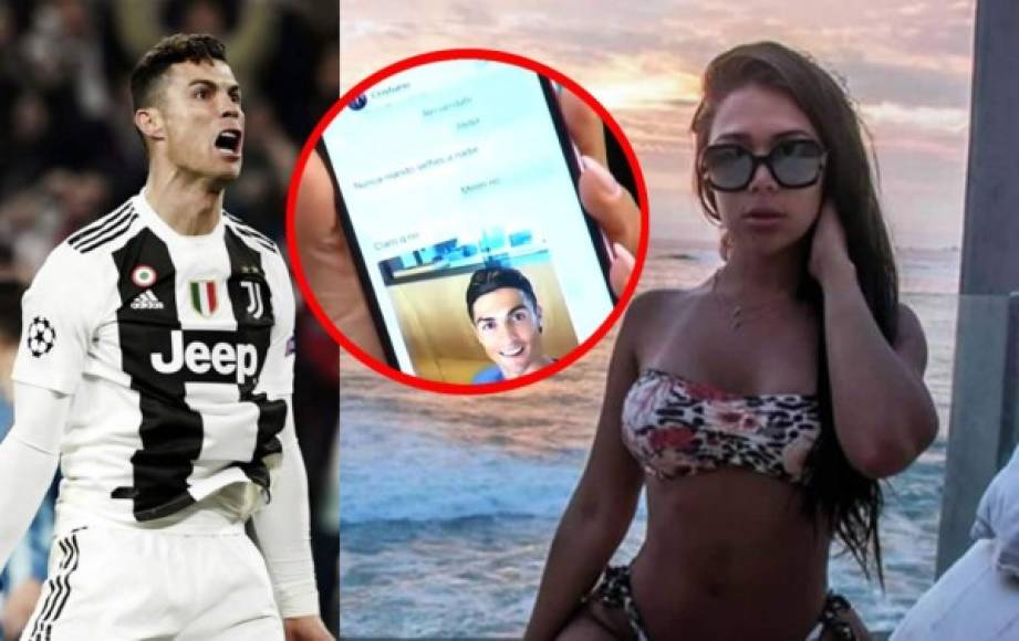 La modelo venezolana Alexandra Méndez reveló en un programa de la televisión peruana que el futbolista portugués Cristiano Ronaldo le envió mensajes calientes y le hizo una propuesta indecente.
