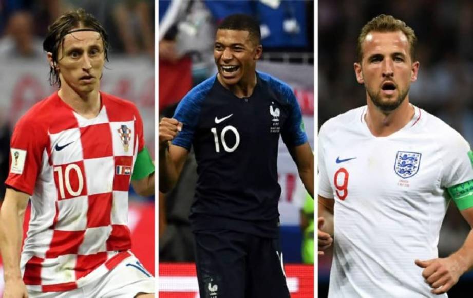 Cuatro jugadores del campeón del mundo, Francia, están en el equipo ideal del Mundial de Rusia 2018.