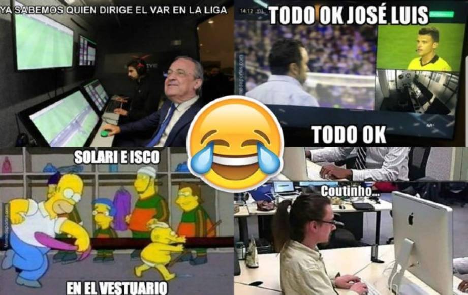 Los divertidos memes que ha dejado la jornada de este fin de semana en Europa. Real Madrid, Barcelona, Florentino Pérez, Isco y Cristiano Ronaldo, protagonistas de las burlas.