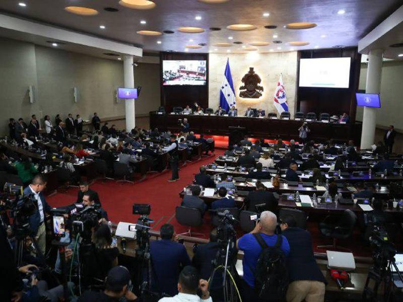 Diputados durante una sesión en el Congreso Nacional.