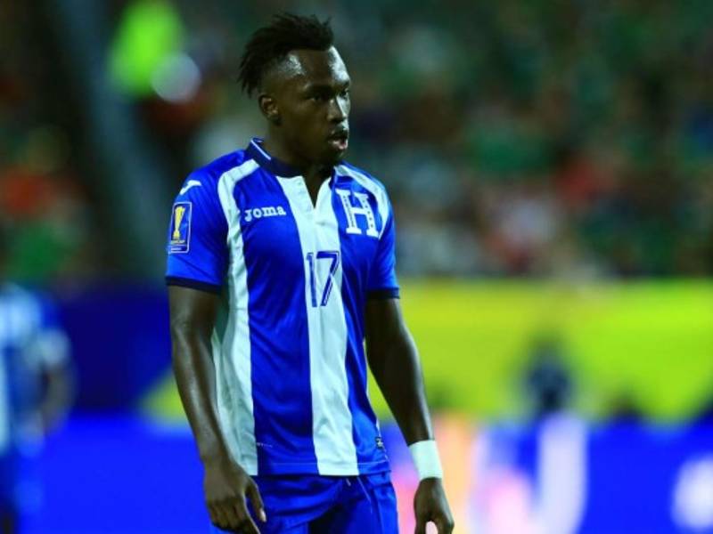 Alberth Elis no pudo marcar gol en la Copa Oro 2017. Foto Ronald Aceituno/Enviado Especial