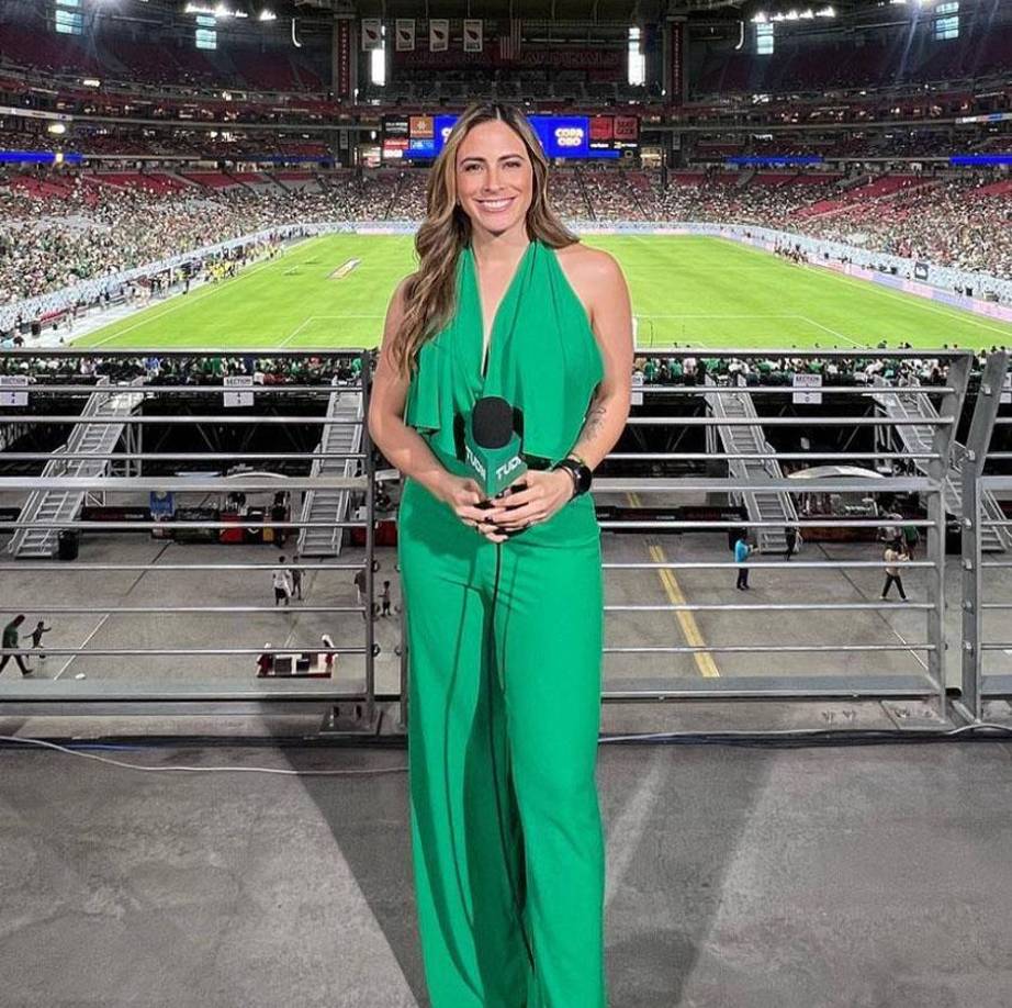 Valeria Marín: Joven y hermosa periodista deportiva que engalana la TV de México. La chica labora en TUDN.