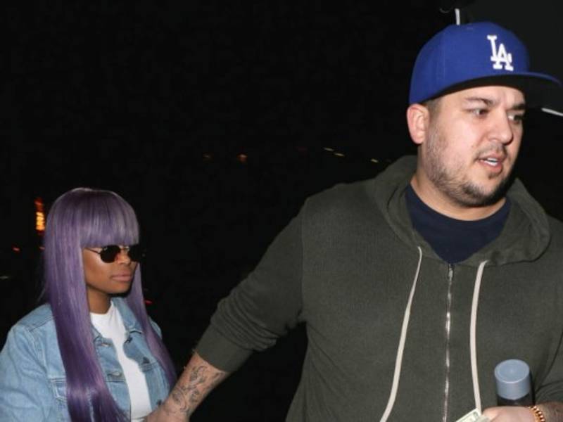 Blac Chyna y Rob Kardashian.