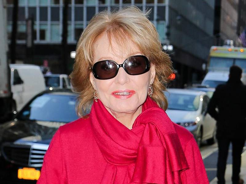 La periodista Bárbara Walters.