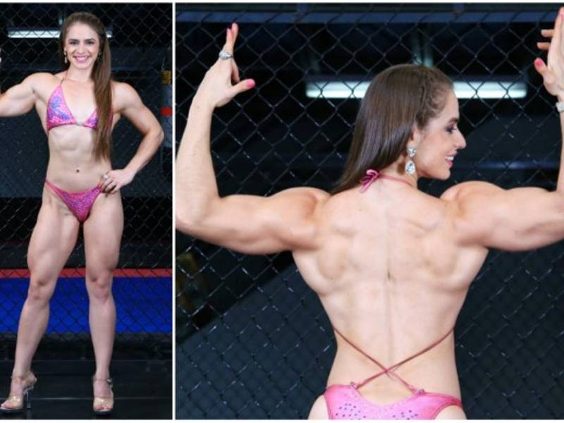 Sandra Alvarado es una fisicoculturista hondureña que ha ganado premios nacional e internacionalmente. Fotos: Jordan Pedomo. Maquillaje y peinado: Trendy Salon, San Pedro Sula.