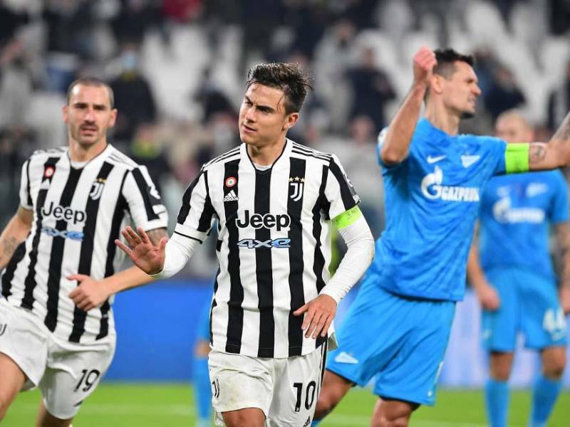 El argentino Dybala comandó la victoria de la Juve ante Zenit.