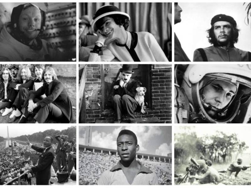 The Beatles revoluciona la música, el cosmonauta ruso Yuri Gagarin orbita alrededor de la Tierra, se mitifica la figura del Che Guevara, Inglaterra celebra el Mundial de Fútbol, Chaplin representa el cambio entre cine mudo y sonoro, Vietnam sufre con la guerra.