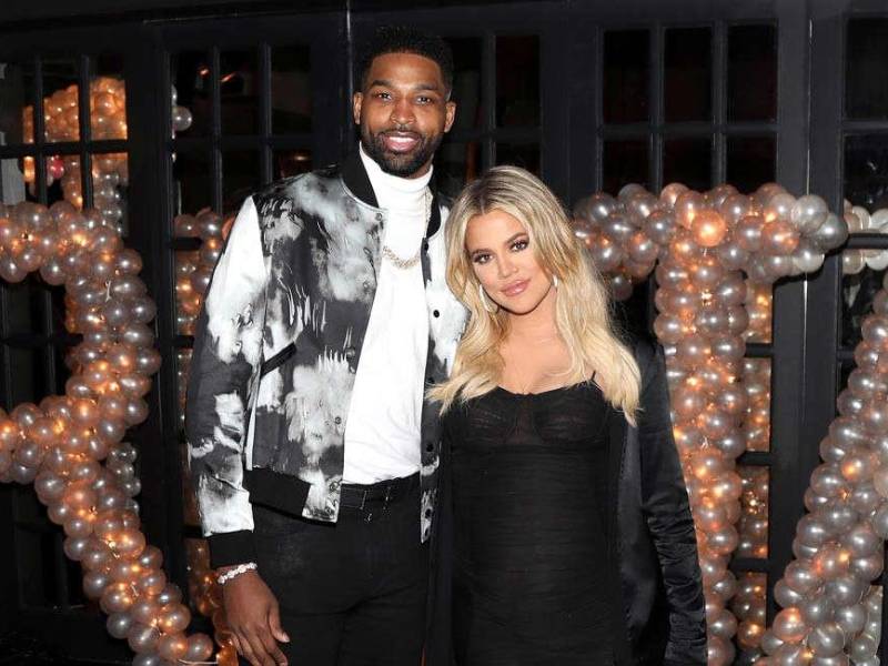 Tristan Thompson y su ex Khloé Kardashian en una foto de archivo.