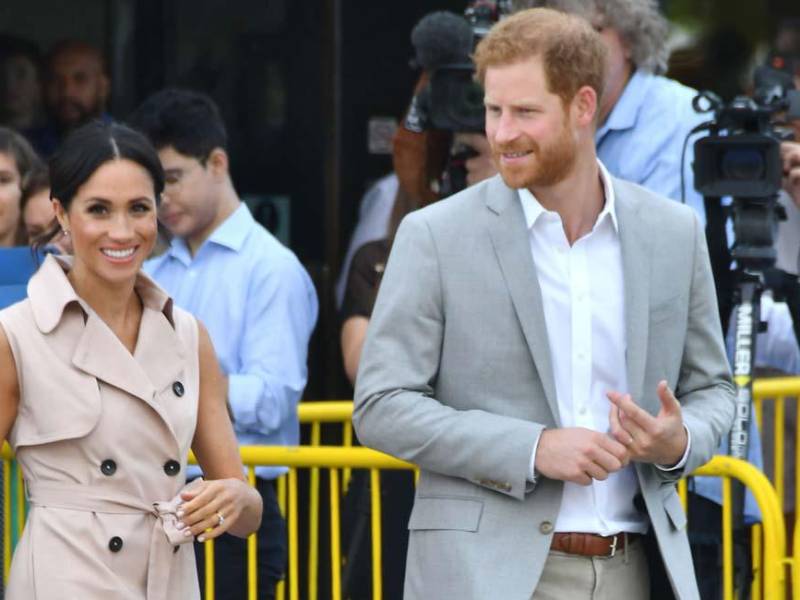 Meghan Markle y el príncipe Harry.