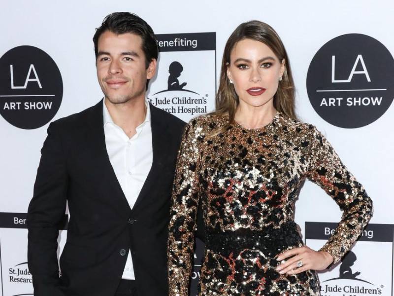 Sofía Vergara junto con su hijo Manolo en una foto de archivo.