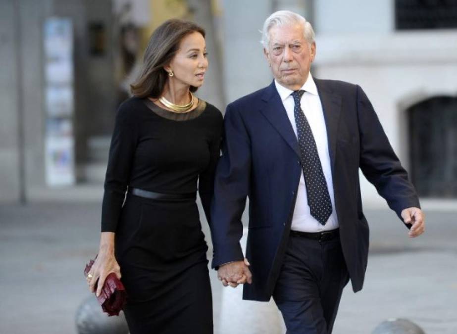 Isabel Preysler (64) y Mario Vargas Llosa (79) .