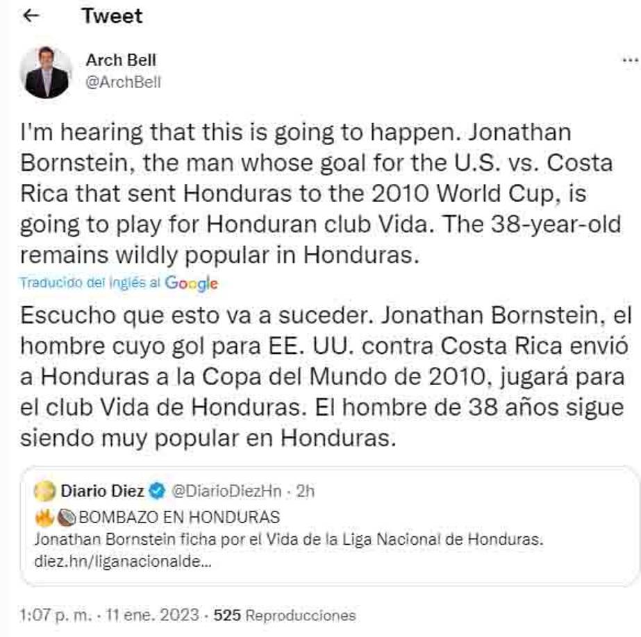 Medios estadounidenses reaccionaron por el fichaje de Bornstein .