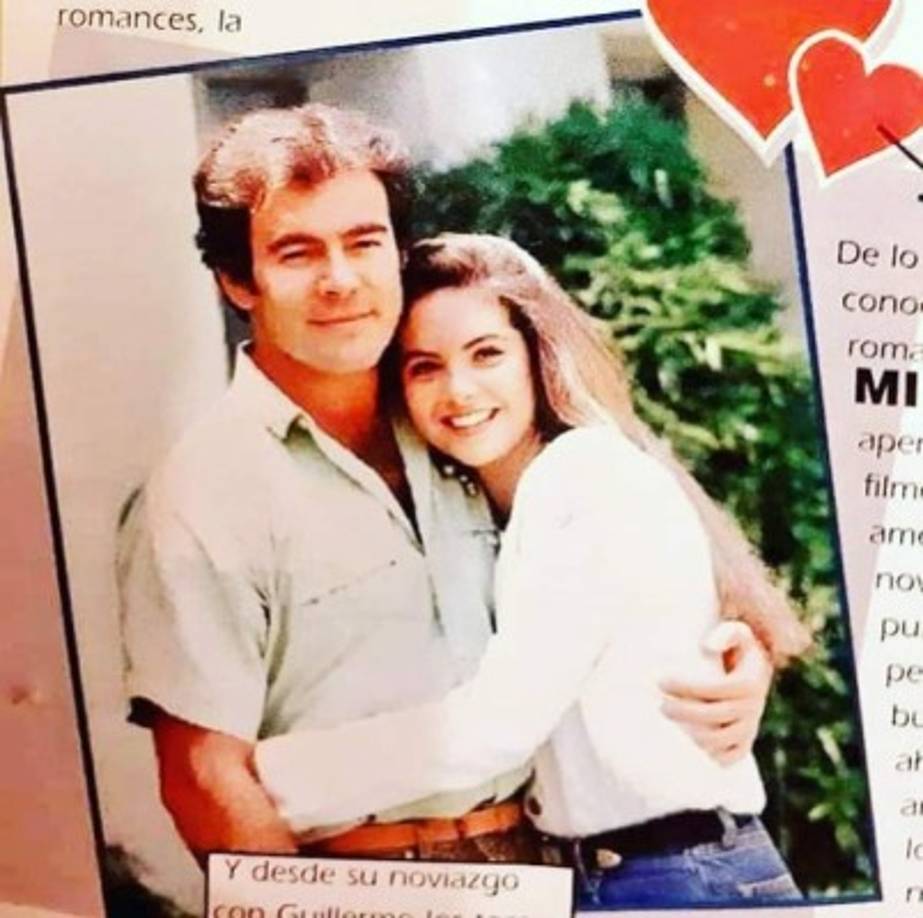 Uno de sus romances más recordados fue el que mantuvo con el actor Guillermo Capetillo.