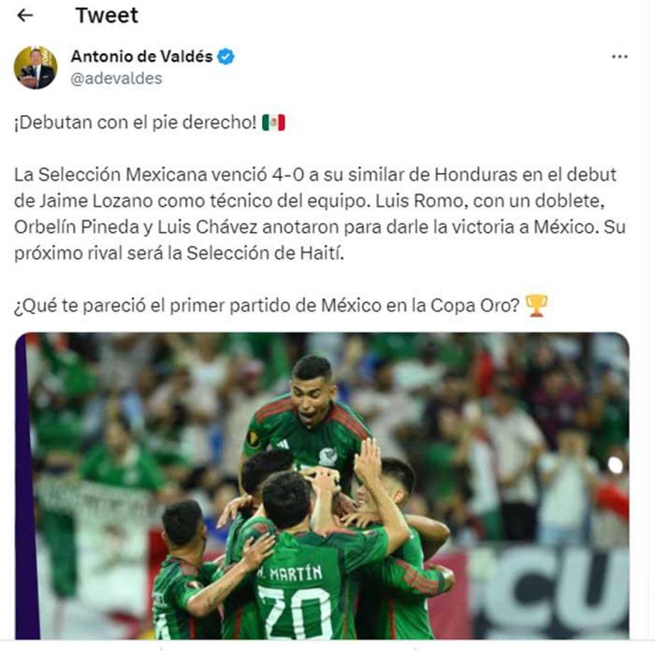 Los periodistas mexicanos se mostraron ilusionados con la goleada de su selección ante Honduras. 