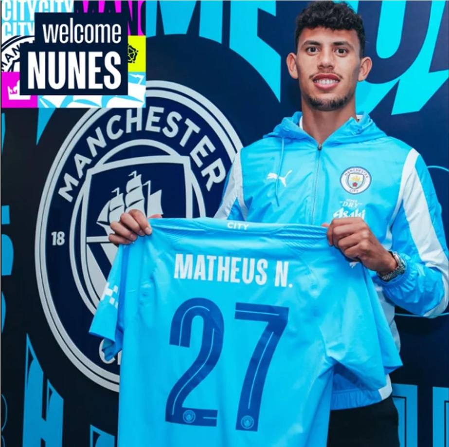 El Manchester City cerró este viernes el fichaje de Matheus Nunes por 53 millones de libras (62 millones de euros), procedente del Wolverhampton Wanderers, donde se puso en rebeldía para forzar su marcha a los ‘Sky Blues’.