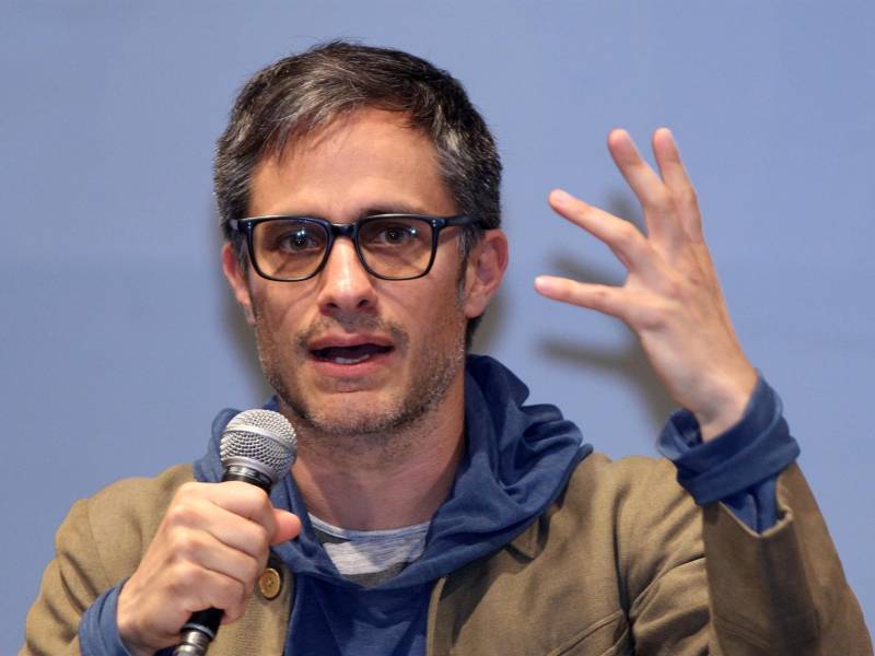 Foto archivo del actor mexicano Gael García Bernal, durante una rueda de prensa en Ciudad de México.