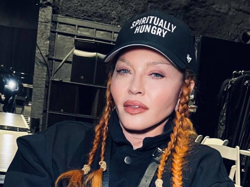 La cantante Madonna de 64 años.