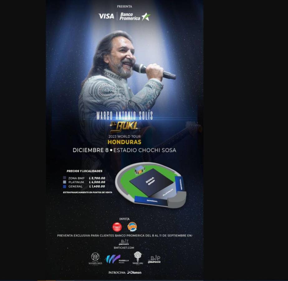 Estos son los precios del concierto que se realizará en la capital.