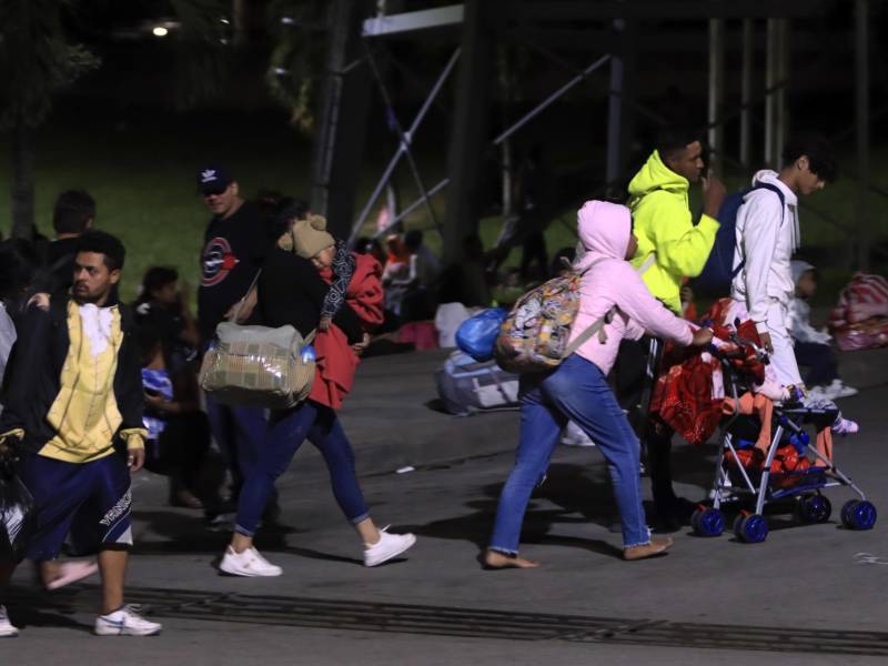 Los 500 migrantes fueron retenidos por las autoridades guatemaltecas.
