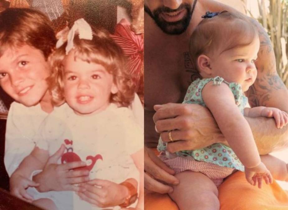 En diciembre pasado, Ricky Martin y Jwan Yosef se convirtieron en padres de Lucía. <br/><br/>Y aunque hasta ahora muy poco se sabía sobre la nueva integrante de la familia, esta semana Martin por fin dejó ver por primera vez el rostro de Lucía, a sus casi ocho meses de edad. “La luz de mis ojos #Lucia ”, escribió Ricky junto a la imagen en la que se ve a la bebé sentada en las piernas del cantante, mientras éste la rodea con su brazo.<br/><br/>(Izq. Eglantina con su hermano Alejandro en su infancia)
