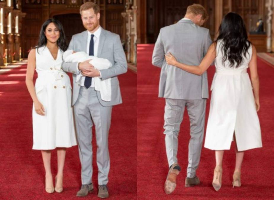 Para los expertos el cinturón que acentuaba el vientre de Meghan dice que la nueva madre no se apena de su figura postnatal.<br/><br/>