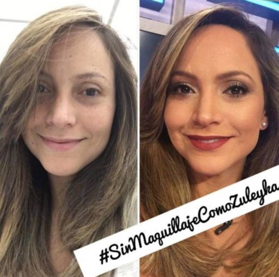 Satcha Pretto apoya la iniciativa de Zuleyka Rivera de mostrar confianza al mundo presentandose sin una gota de maquillaje como campaña para detener el 'bullying' de esterotipos entre las mujeres.