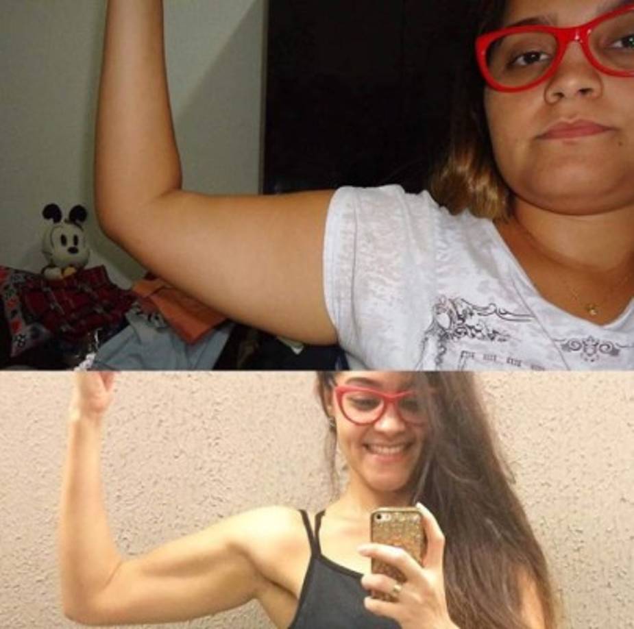 Ella se convirtió en una 'comedora compulsiva' después de que sus padres se separaran cuando solo era una niña y le tocó vivir con su abuela.