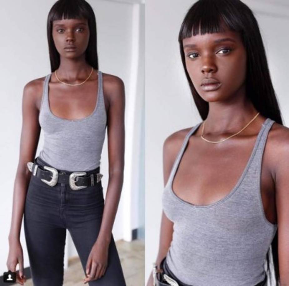 La belleza de ébano ha aprovechado su popularidad en las redes sociales para denunciar lo difícil que es para las modelos africanas como ella trabajar en el mundo de la moda.