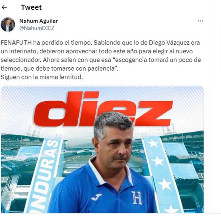 El periodista hondureño Nahum Aguilar señaló que la “Fenafuth ha perdido el tiempo” .