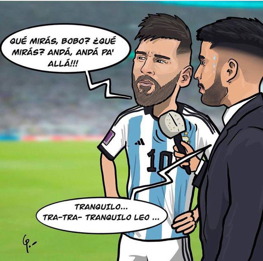 “Andá pa’ allá, bobo”, fue lo que le dijo Lionel Messi a Wout Weghorst y que se quedó en la mente de muchos aficionados.