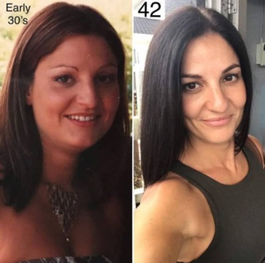 Joanne comenzó con un programa de ejercicio semanal, lo que fue el inicio de la rutina diaria que tomaría después.