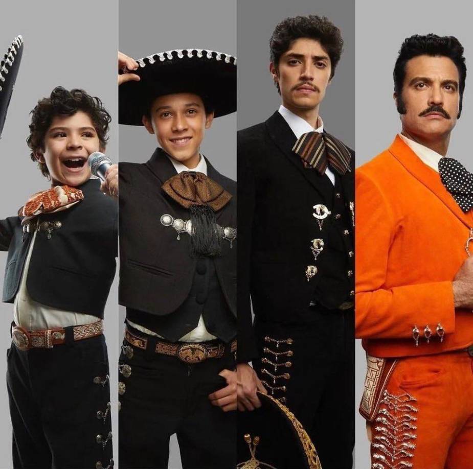 Las cuatro generaciones de Vicente Fernández en la serie de habla hispana más vista en Netflix.