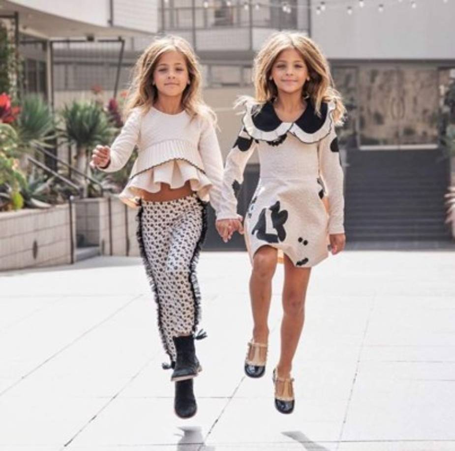 Las pequeñas modelos californianas se perfilan como futuras celebridades de las redes sociales y pasarelas.