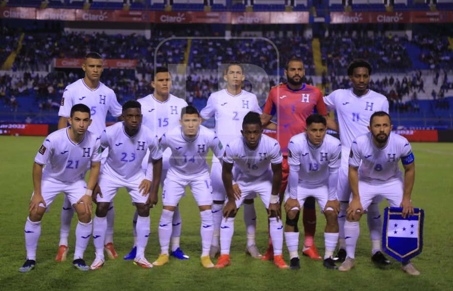 El 11 titular de Honduras que perdió como local 0-2 ante El Salvador.