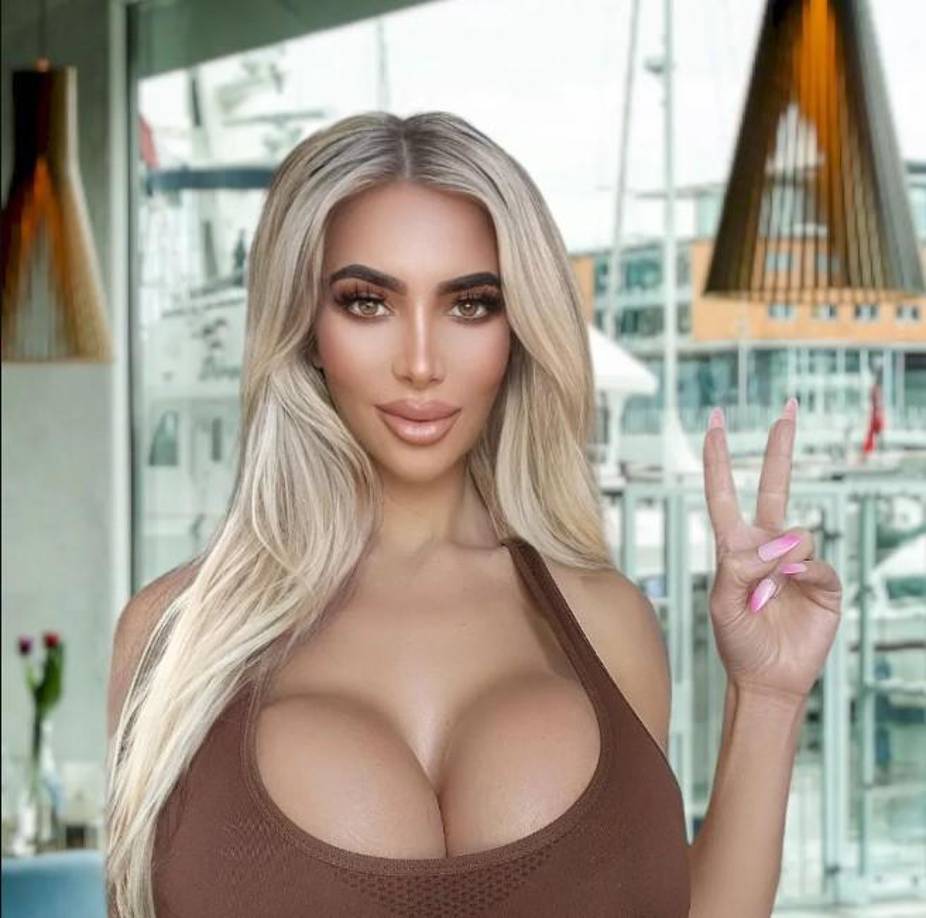 Christina Ashten Gourkani se hizo famosa por su parecido con Kim Kardashian.