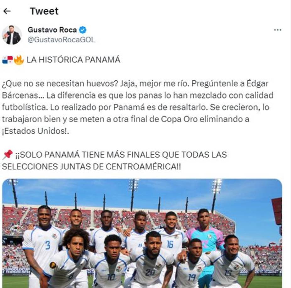 Gustavo Roca de Honduras.