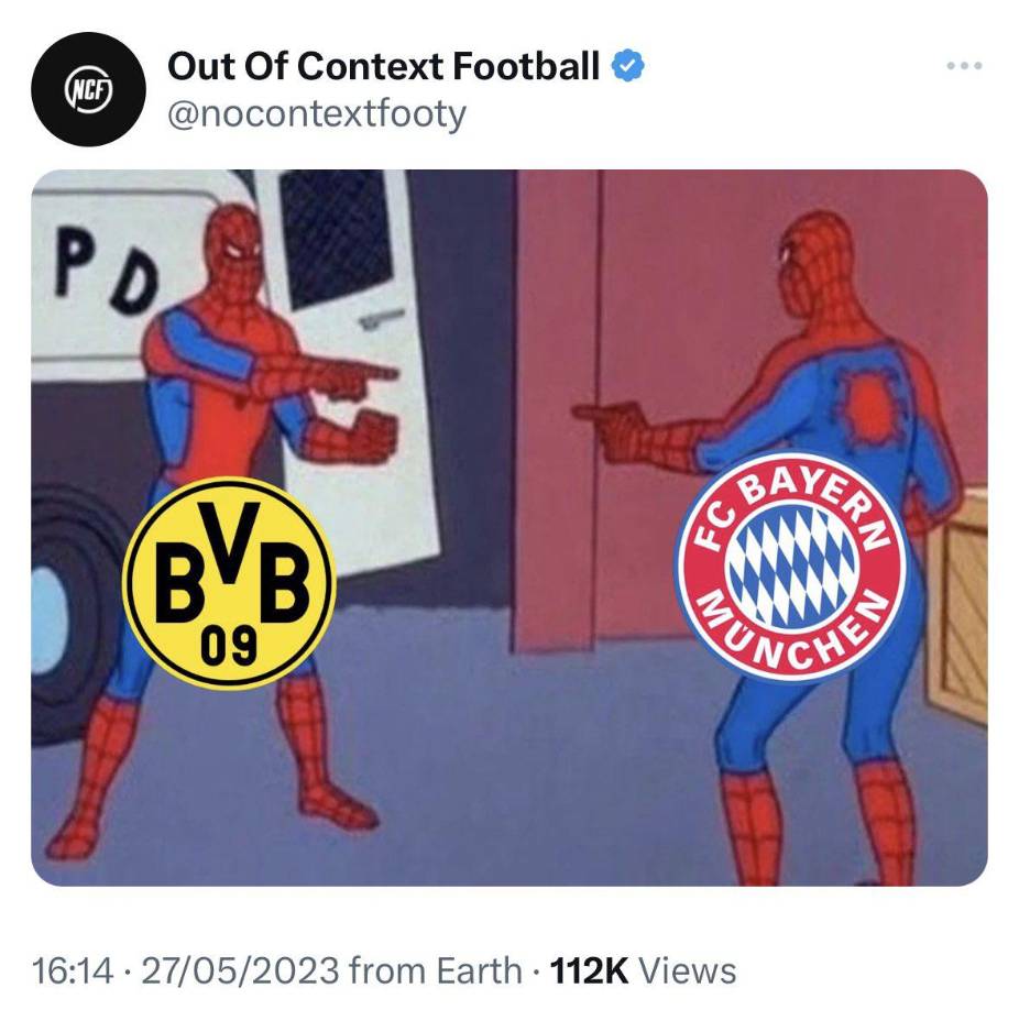 ¡No perdonan! Los memes al Borussia Dortmund tras perder el título