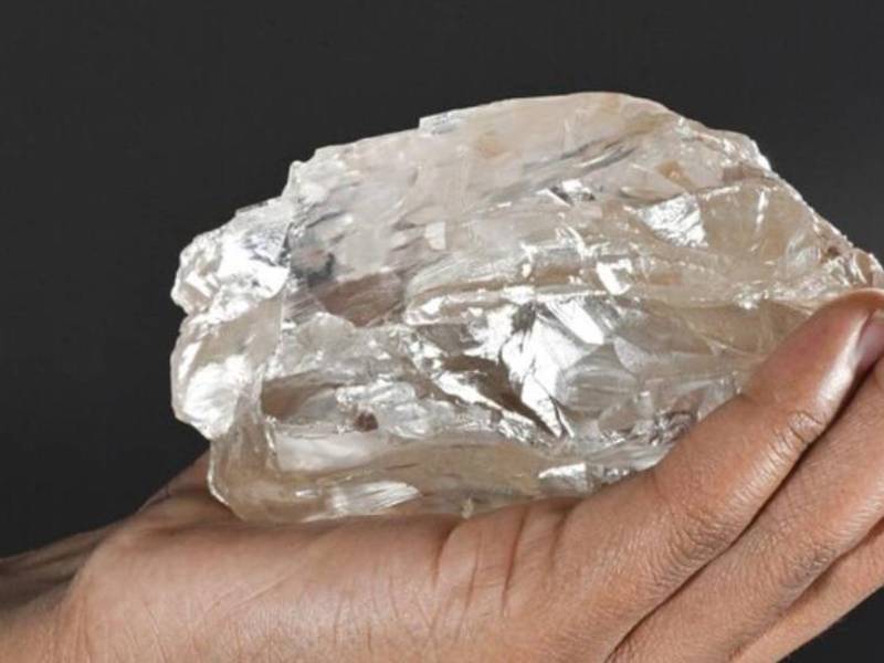Imagen referencial del diamante encontrado en Botsuana.