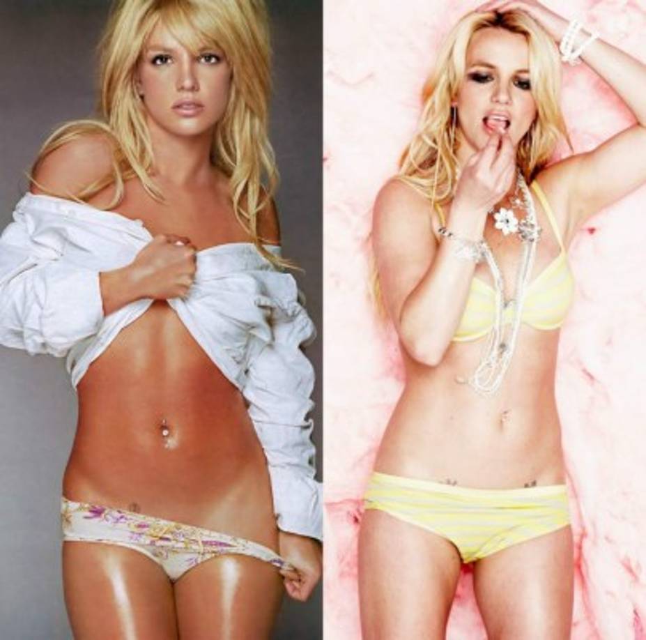 Tras dos hijos Britney Spears ha sabido mantener su fama, pero su cuerpo ha sufrido varias modificaciones.
