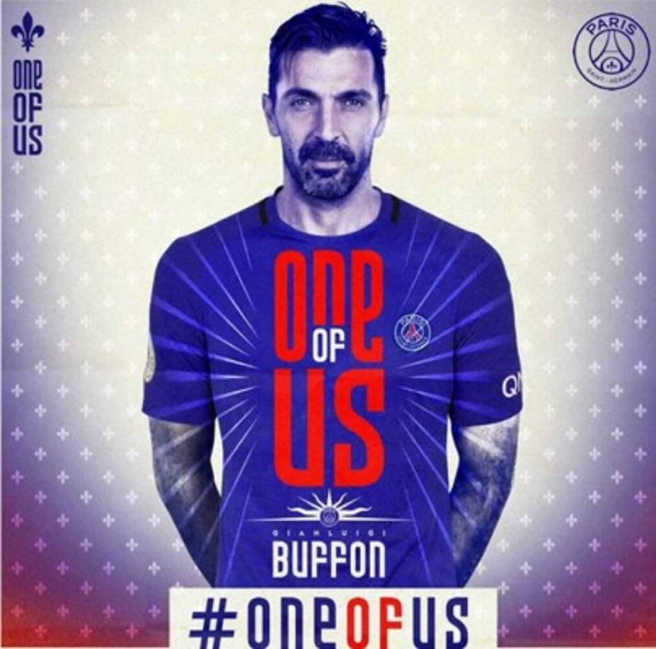 El PSG anunció el fichaje del veterano portero (40 años) Gianluigi Buffon a través de Twitter en un video difundido. La leyenda italiana que anunció que dejaba la Juventus tras toda una vida, inicia un nuevo reto deportivo en la Ligue 1. Se espera que su presentación sea este mismo sábado.