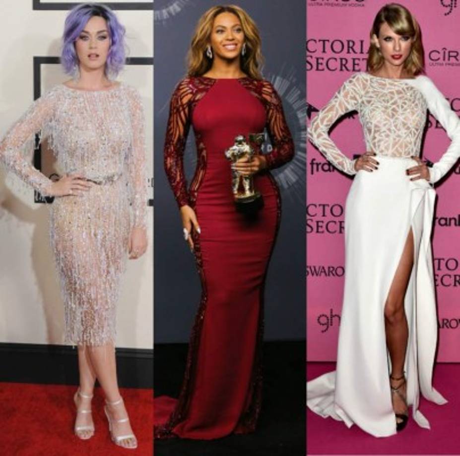 Katy Perry, Beyoncé y Taylor Swift también han lucido creciones del libanés.