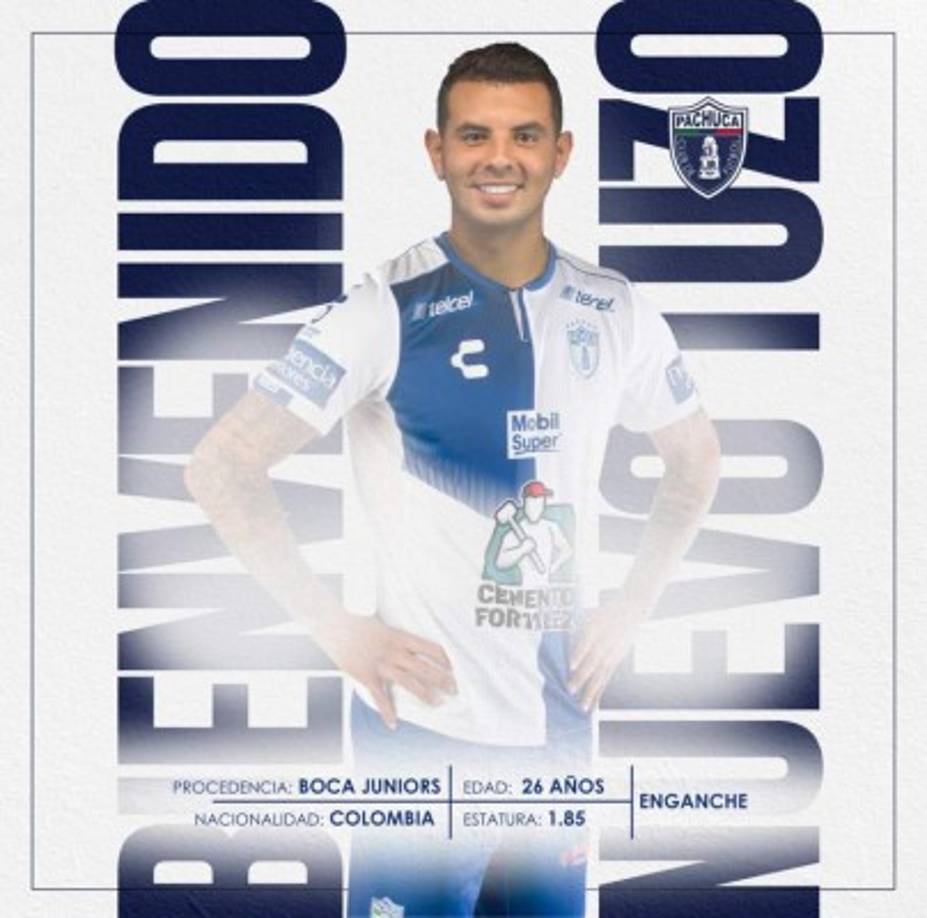 Fichaje estrella. Edwin Cardona, nuevo jugador del Pachuca. El crack colombiano regresa al fútbol mexicano con los Tuzos. Después de jugar con el Boca Juniors, Cardona se enfunda la casaca hidalguense, la que será su segunda ventura en la Liga MX.