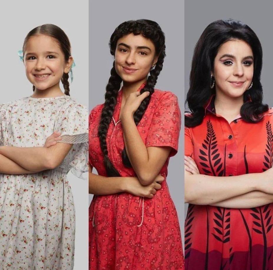 Las tres generaciones de Teresa Fernández (hermana de Vicente). Camila Núñez de niña, Valentina Buzurro de adolescente y Ana Paula Capetillo (hija de los actores Eduardo Capetillo y Biby Gaytán) como adulta. 