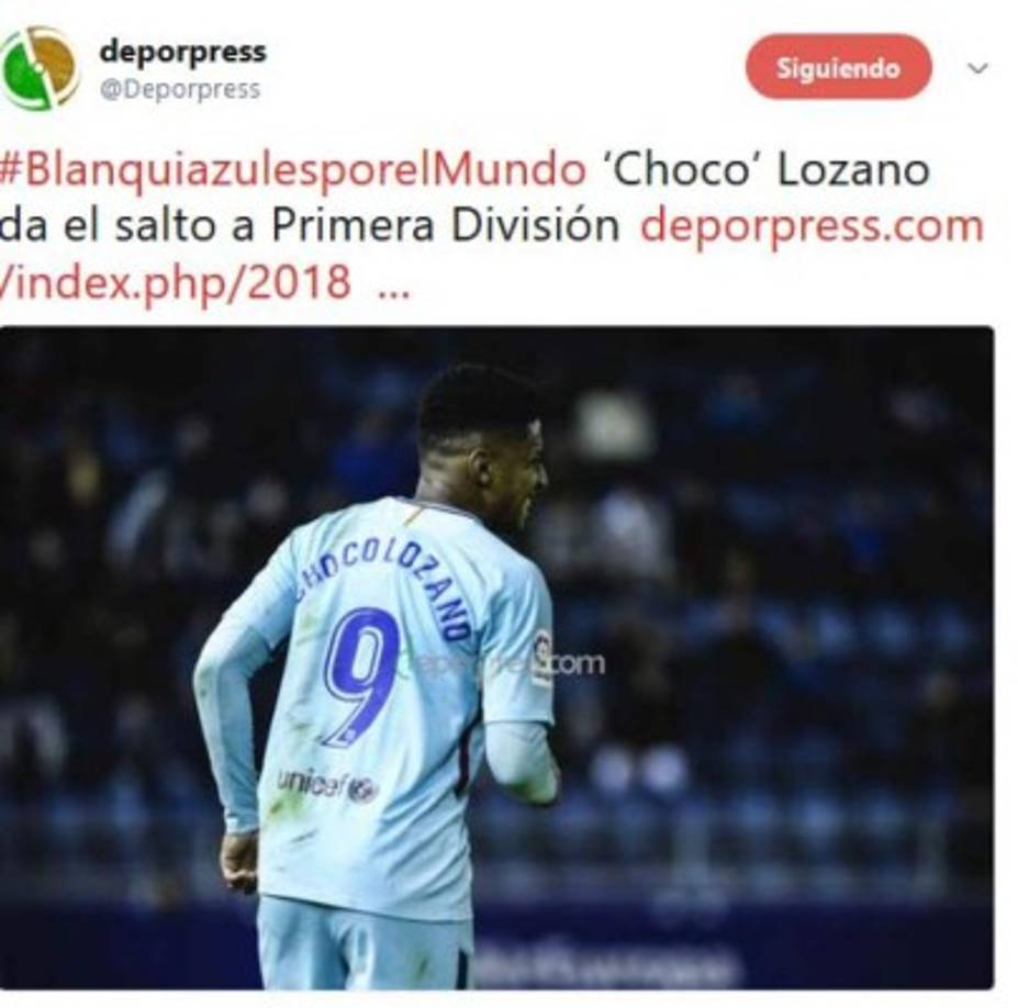 La prensa de Tenerife también se pronunció sobre el fichaje de Lozano al Girona.