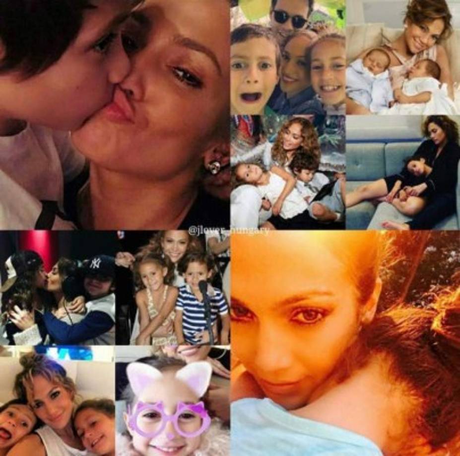 Con este lindo 'collage' y un hermoso mensaje, Jennifer López felicitó a sus gemelos. 'Emme y Maximilian ... No puedo creer que hace 9 años Dios me confió las bendiciones más grandes de mi vida ... él finalmente me envió mis gemelos hermosos, mis bebés, mi amor y vida en dos seres humanos...'.