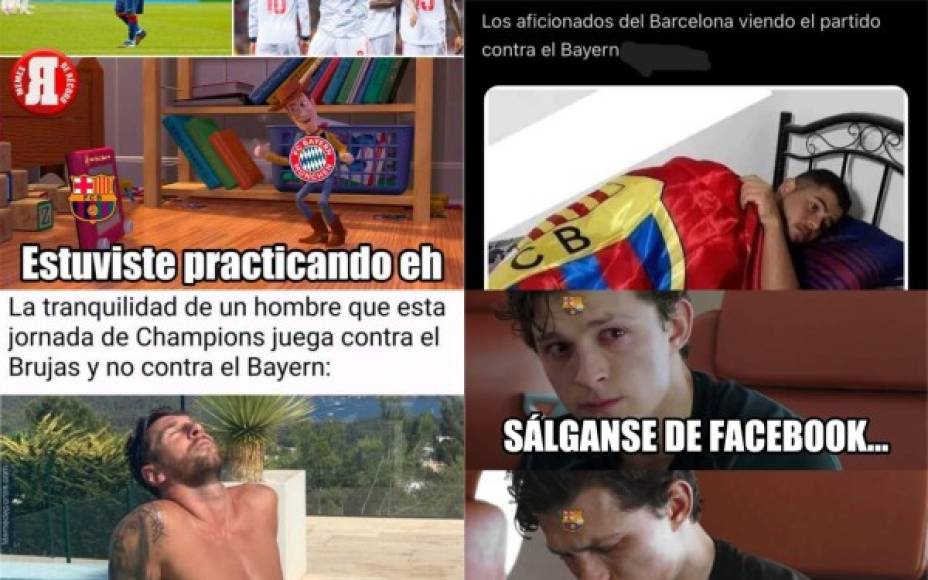 Barcelona fue goleado 3-0 a manos del Bayern Múnich en el inicio de la Champions y las redes sociales estallaron con ingeniosos memes.