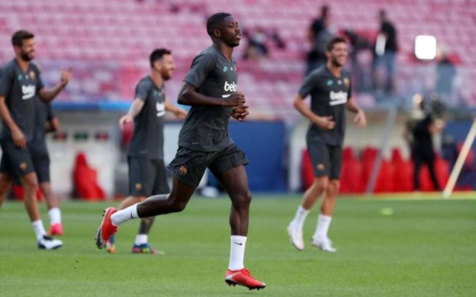 Quique Setién anunció que Ousmane Dembélé puede tener minutos tras recibir el alta médico. El francés entró en la convocatoria y podría entrar en el segundo tiempo.