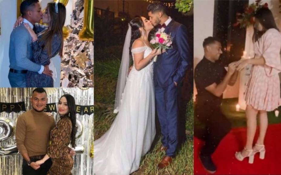 Futbolistas hondureño compartieron en sus redes sociales la manera en que le dieron la bienvenida al 2021. Un jugador de la Liga Nacional se casó, además un futbolista del Olimpia y Marathón aprovecharon para pedirle matrimonio a sus respectivas novias.