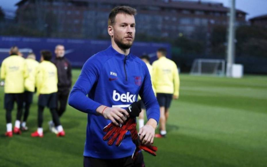 Neto - El portero brasileño es el suplente de Ter Stegen en el Barcelona.