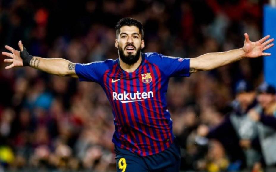 12. Luis Suárez (Barcelona): El delantero uruguayo sumó 21 goles (42 puntos) en la Liga Española.